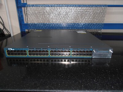 Cisco WS-C3560X-48PF-S 48 Port PoE Gig Switch 2 x 1100W PSUs