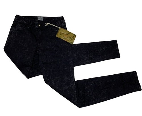 PRPS HEIRLOOM Black Authentic Made in USA Extra Skinny Jeans 25x33 Hand Crafted - Picture 4 of 8