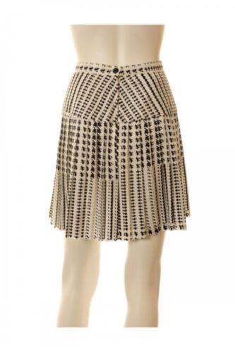 KASPER women’s black and white pleated skirt Sz 6 - Picture 2 of 2