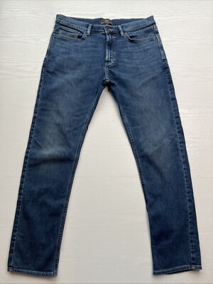 MS Marks and Spencer 360 Flex Slim Fit Jeans Mens Actual 34x31