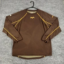 Scent-Lok Shirt Mens Large Brown Long Sleeve Base Layer Hunting Outdoors Hiking