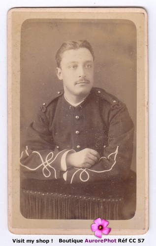 CDV CHARLES à ÉPINAL : SOLDAT MILITAIRE DU 8ème RÉGIMENT D'INFANTERIE -I86