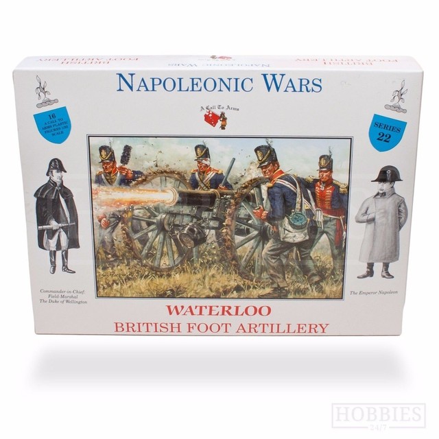 A Call To Arms Plastic 1/32 Napoleonic Wars British Foot Artillery Set