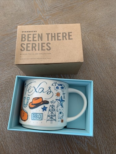 New Starbucks Texas Lone Star Mug Been There Series Global Collection 2022 14oz