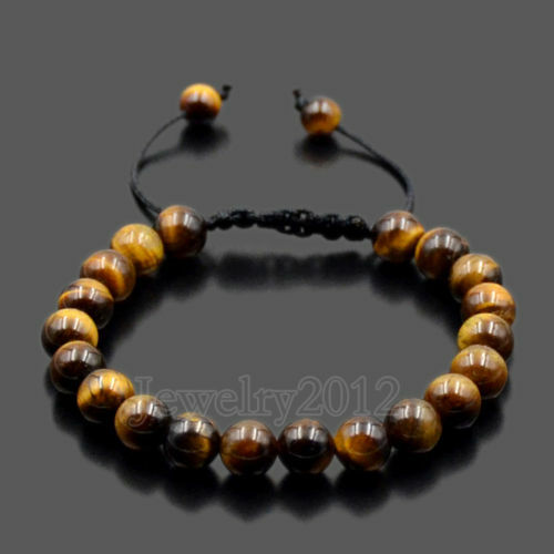 7 Chakra Heilung Tigerauge Naturstein Yoga Energie Perlen Armband Schmuck Heiß - Bild 7 von 324