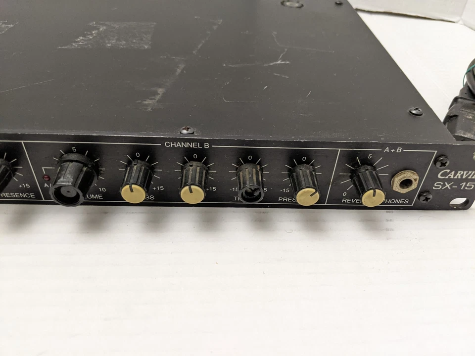 Vintage Carvin SX-15, Guitar Preamp Spring Reverb Equalizer, - Image 4 of 4