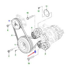 JAGUAR F-PACE X761 Integrierter Starter-Generator-Antriebsriemen T4A50893 NEU