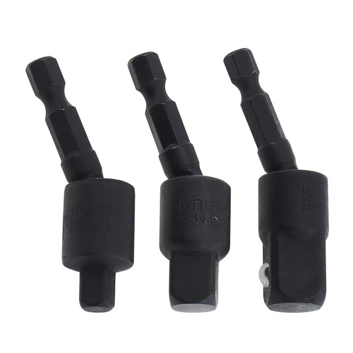 Universal 360 Degrees Swivel Socket Adapter Set,3Pcs 1/4" 3/8" 1/2" Drive Impact - Picture 1 of 10