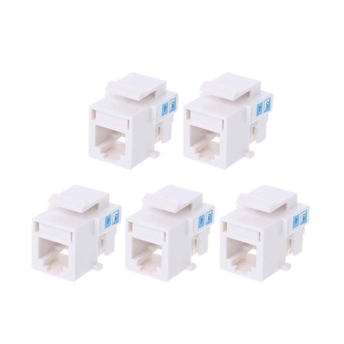 RJ11 Network CAT3 Voice Module Gold-plated Adapter Telephone Extender Keystone - Photo 3/7