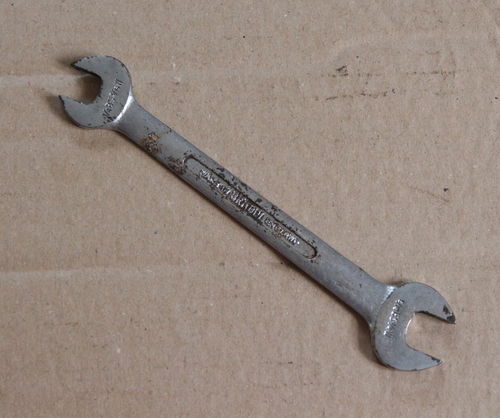 Vintage BRITOOL 2J4452 Whitworth/BS Open End Spanner 1/4BS, 3/16W & 5/16BS, 1/4W
