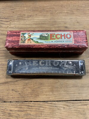 Hohner ホーナー社　ハーモニカ　Echo bell 箱付き Hohner ホーナー社 ハーモニカ Echo bell 箱付き ホーナー社