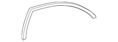 Burlete de puerta delantera del lado del pasajero para Chevrolet/Saturn 2008-2015 (N/P 96624069)