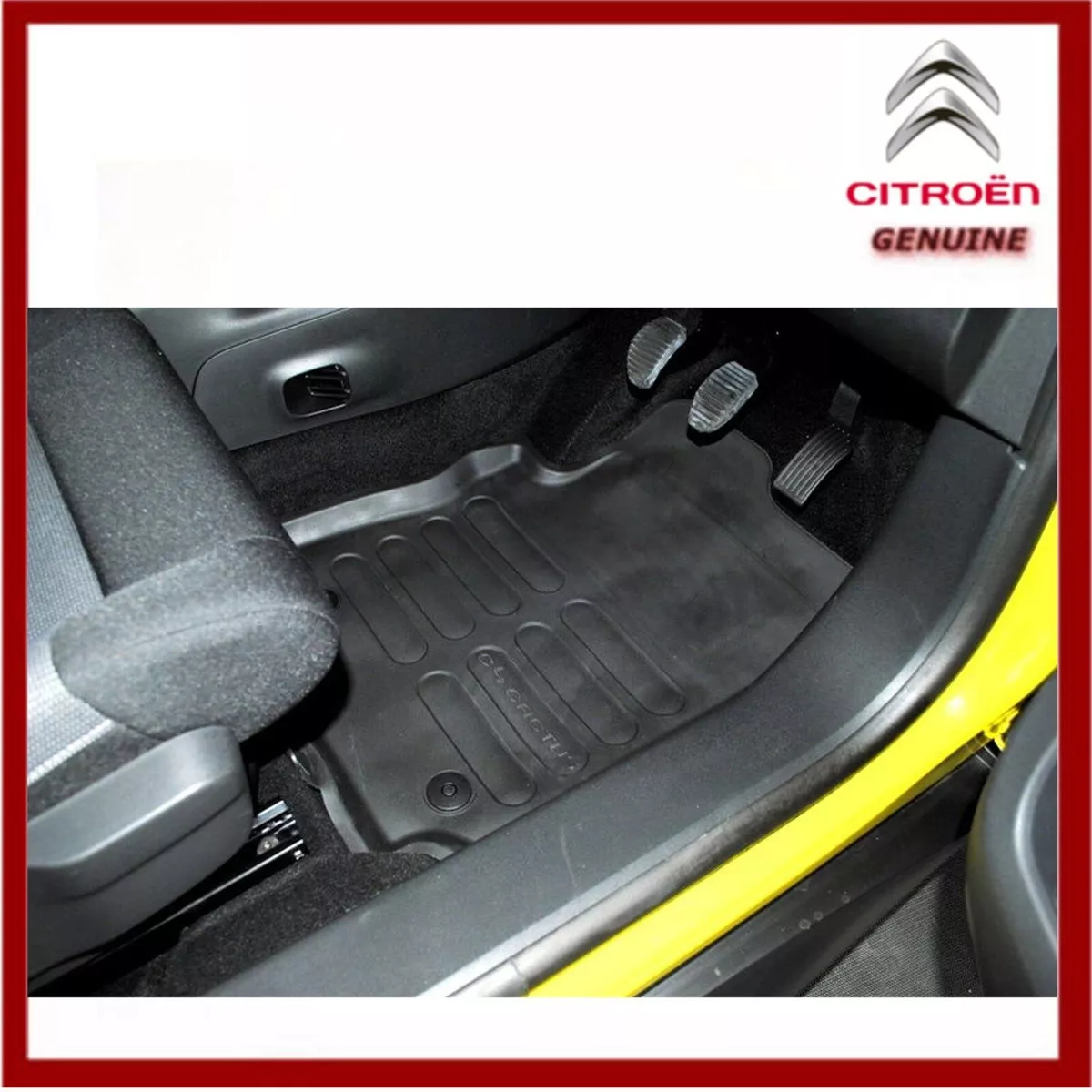 Genuine Citroen C4 Cactus Rubber Floor Mats Set of 4. New