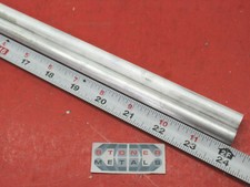 2 Pieces 1/2" ALUMINUM 6061 ROUND ROD 24" long Solid T6511 Lathe Bar Stock
