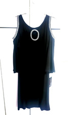 Prelude little black dress NWT XL RHINESTONES  MAKE OFFER