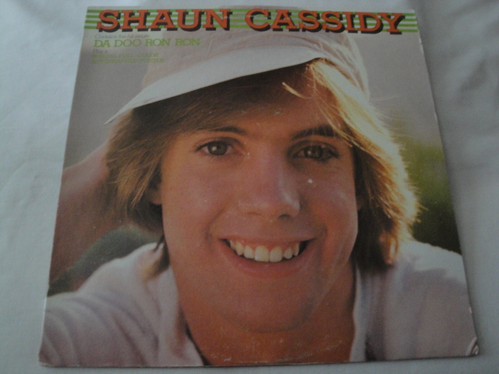 Shaun Cassidy SELF TITLED VINYL LP ALBUM DA DOO RON RON INCLUDES POSTER