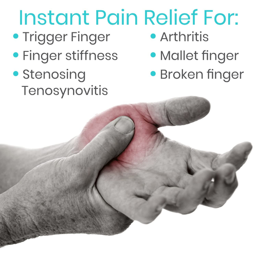 Finger Splint (2 Pack) - Universal Finger Straightener - Broken and Trigger Fing - Picture 3 of 12