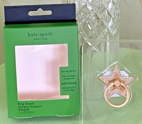 KATE SPADE STARLIGHT PHONE RING STAND:NWT STAR - Picture 1 of 6