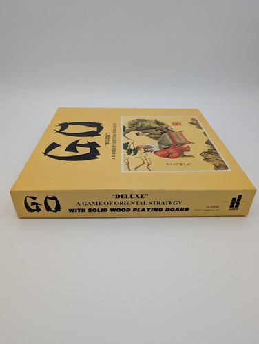 Gioco di strategia orientale GO Deluxe 1982 vintage tavola legno massello completa - Foto 11 di 11
