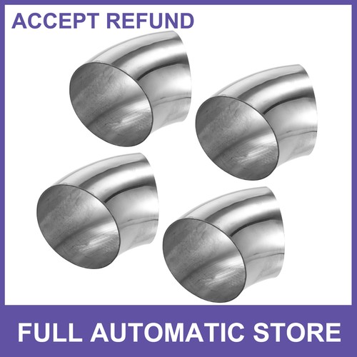 4Pcs 3"Inch OD Custom 45 Degree Stainless Steel Mandrel Bend Exhaust Pipe Tubing - Caseificio Mediterraneo - Foto 12