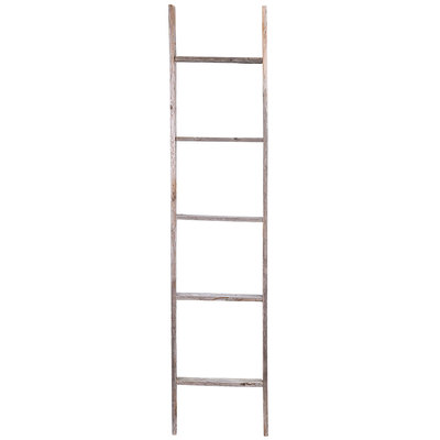 5' Reclaimed Rustic Barn Wood Ladder