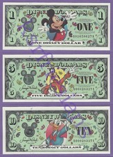 2000 A DISNEYLAND DISNEY DOLLARS A00028327A 2...