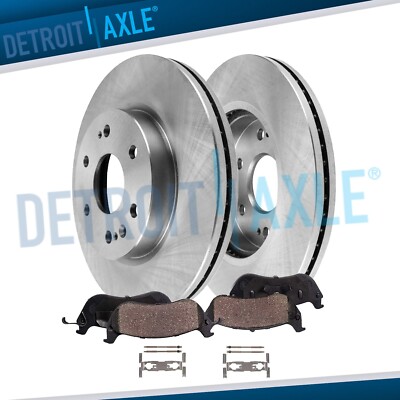 Front Brake Rotors and BREMBO Brake Pads for Escalade ESV Silverado Sierra 1500