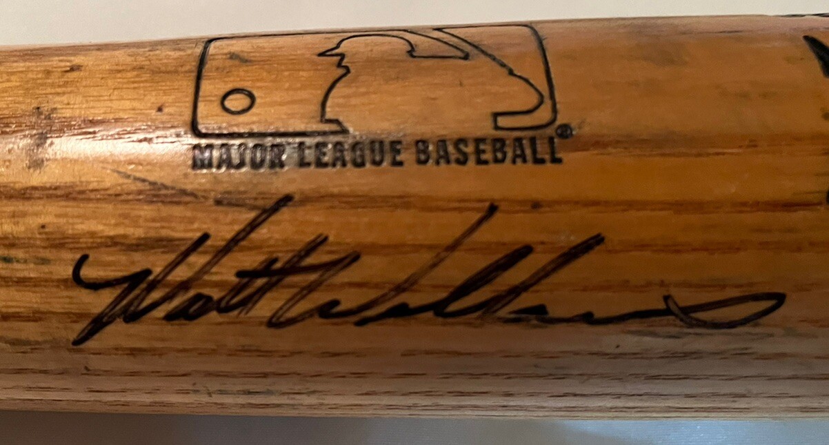 Matt Williams “Game-Used & AUTO” ‘98-‘03 Arizona Diamondbacks L S M110 Bat wCOA view 3