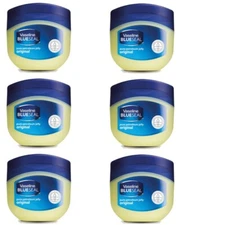 6 Pack Vaseline Original Pure Petroleum Jelly, 100ml (3.38oz) 