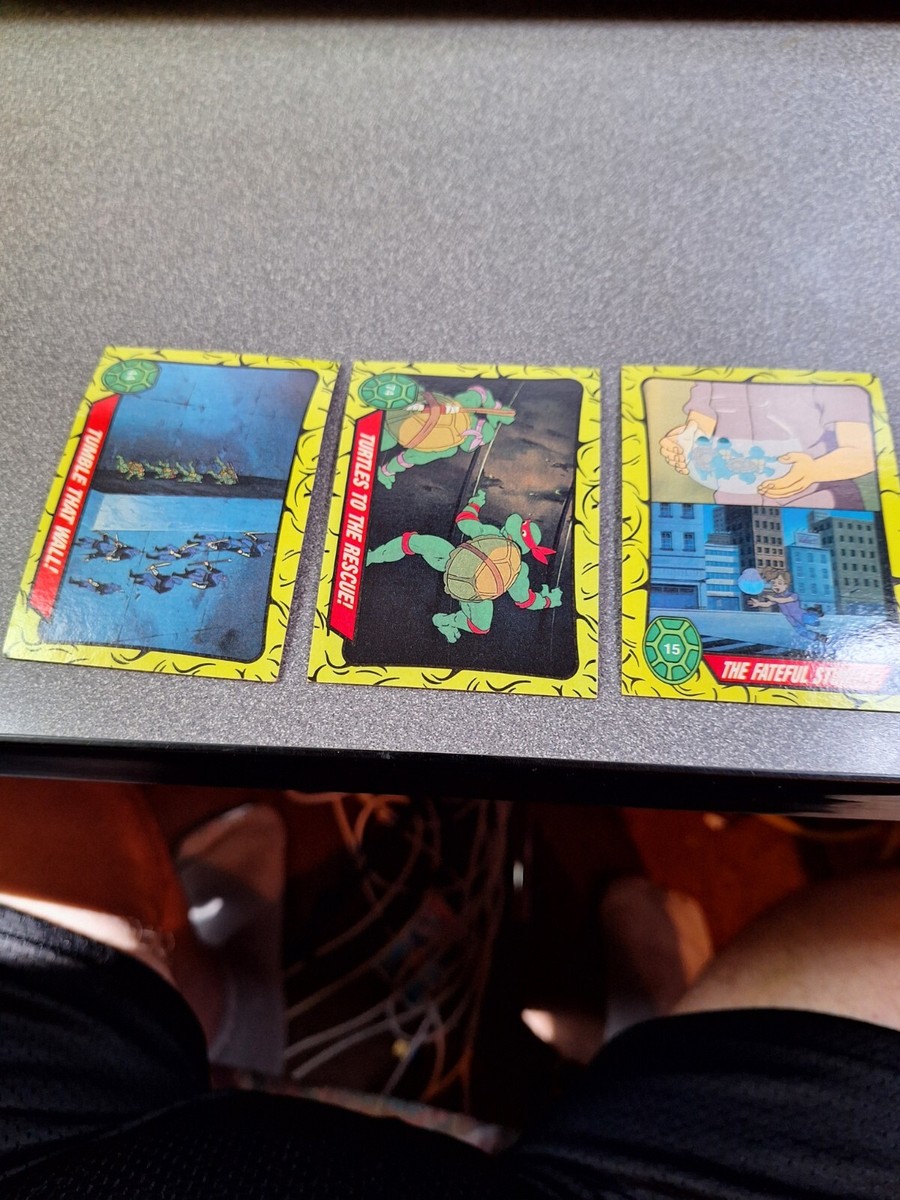1989 Teenage Mutant Ninja Turtles Trading Card 15, 44, 74