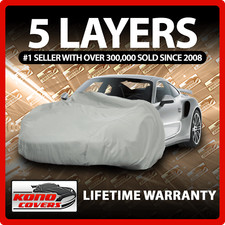 5 Layer Car Cover - Soft Breathable Dust Proof Sun Uv Water Indoor Outdoor 5441