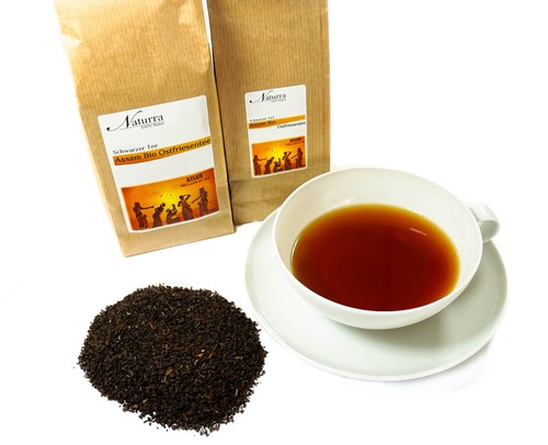 Ostfriesentee Bio Assam Ostfrisenmischung 100g im Papierbeutel reine Assamsorten - Bild 5 von 9