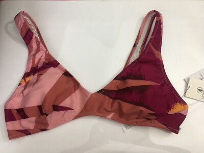 Volcom Haut de bikini rayé avec col en V pour femme (Stripe While Haute Vneck) - Multicolore., size: X-Small