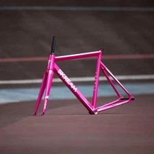 Skream Anodiz Pink Fixed Gear Bike Frame Set From Japan