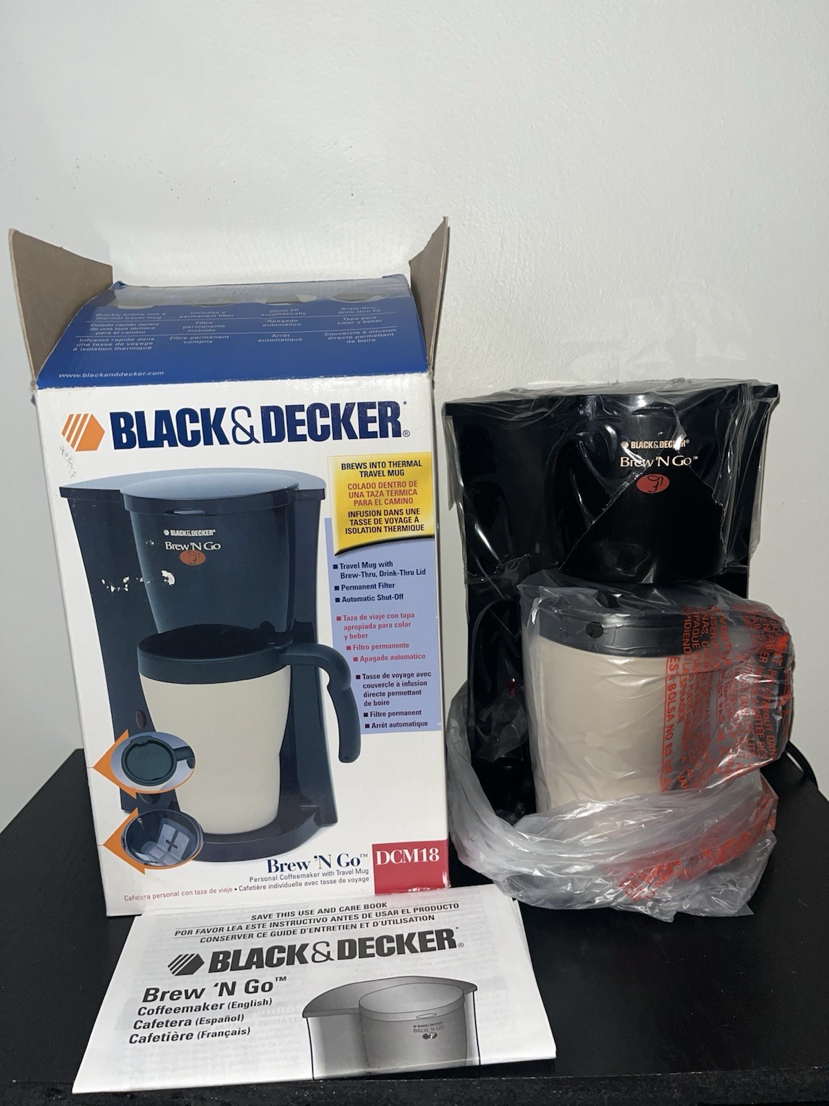 Dcm18 New Open Box Black