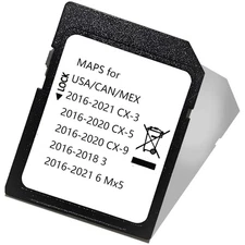 2023 Updated 32GB Navigation SD Card for Mazda Vehicles - Accurate Directions