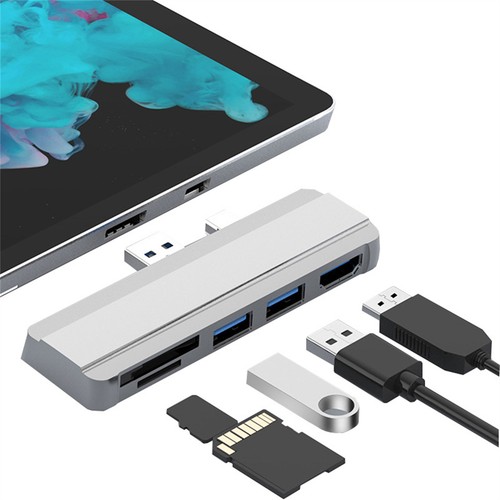 Pour Surface Pro 4/5/6 ordinateur portable accessoires station d'accueil Hub USB - Photo 2/14