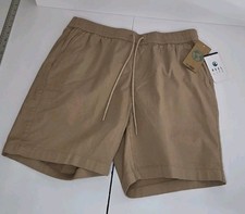 Reel Life Men s Fishing Shorts Size Large Copper Brown New 34/36 Strech Waist