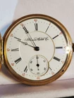“1901 ILLINOIS 15J DOUBLE HUNTER POCKET WATCH • 16s ANTIQUES • J.BOSS 25YR CASE”