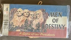 NEW/Vintage - MEN OF DESTINY PRESIDENTIAL BOARD GAME ~ MILTON BRADLEY 1956 ~ NEW
