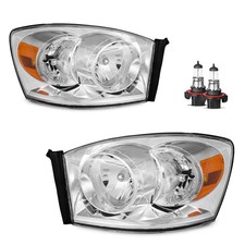 Headlights Wbulbs For 2006-2008 Dodge Ram 150025003500 2009 Dodge Ram 250... Headlights Wbulbs For 2006-2008 Dodge Ram 150025003500 2009 Dodge Ram 250...