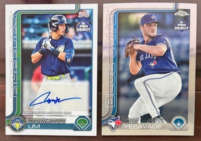 2025 Topps CHROME PRO DEBUT (PDC1-200) + Base Serial/Auto: U Pick, 50 Cent Ship!