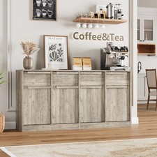 Modern Storage Buffet Cabinet Sideboard Buffet Cabinet with Drawers for Kitchen
