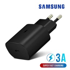 CHARGEUR SECTEUR SUPER FAST CHARGE SAMSUNG EP-TA800 25W USB-C TYPE C NOIR