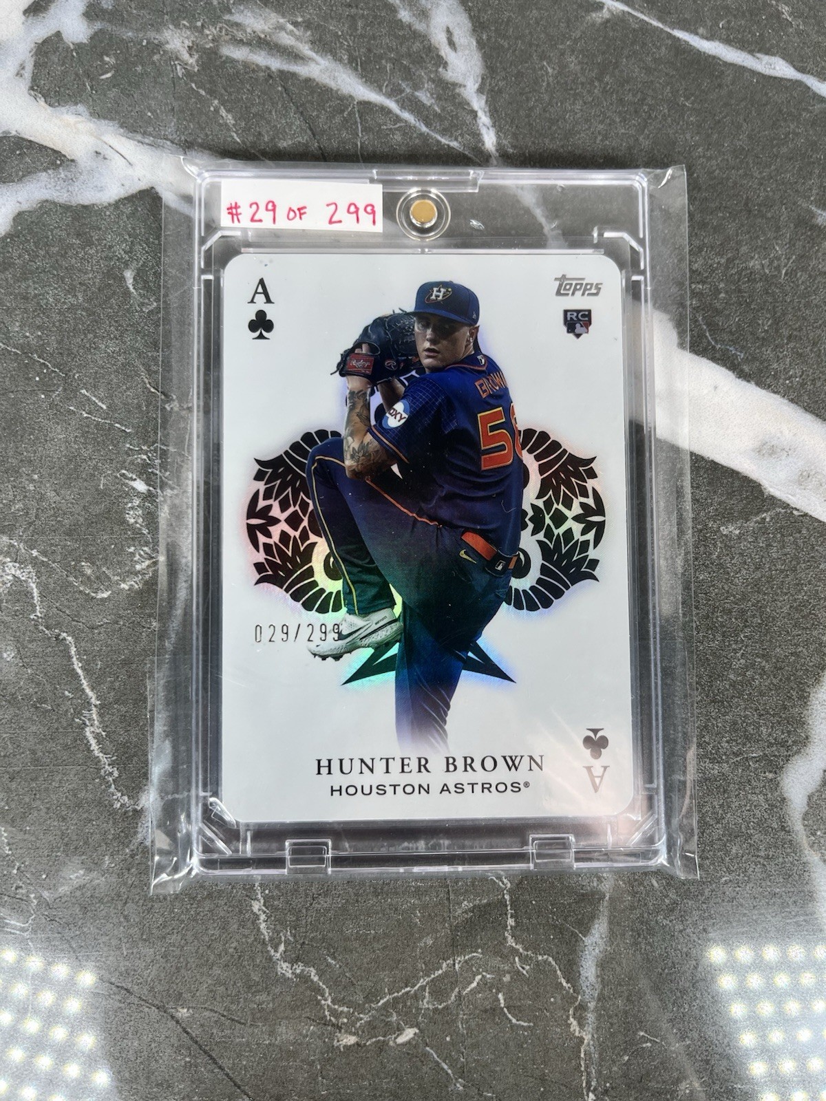2023 Topps Update Series - All Aces Hunter Brown #AA-56 Black /299 (RC)