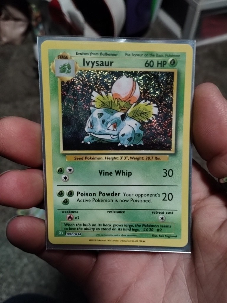 Ivysaur 002/034 CLV Classic Collection Venusaur Deck Holo Pokémon TCG 2023 NM