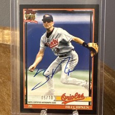 2026 Topps Series 1 Billy Ripken Black Auto /10 On Card 1991 Topps Orioles