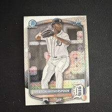 Bowman 2025 Draft Chrome Mojo Refractor Malachi Witherspoon Tigers #BDC-172