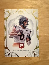 2024 Leaf Trinity Pristine Football #80 Ollie Gordon II Bronze Foil