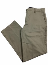 Dockers Men's Signature Khaki Classic Fit Flat Front Pants - Size 38x34 KHAKI